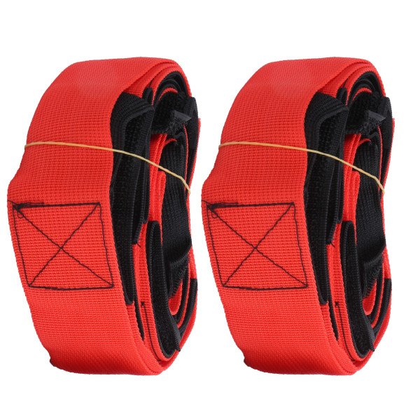 Sjov udendørs sport 8-benede race bands Giant Footstep Nylon Webbing Sporvognsspil aktivitet