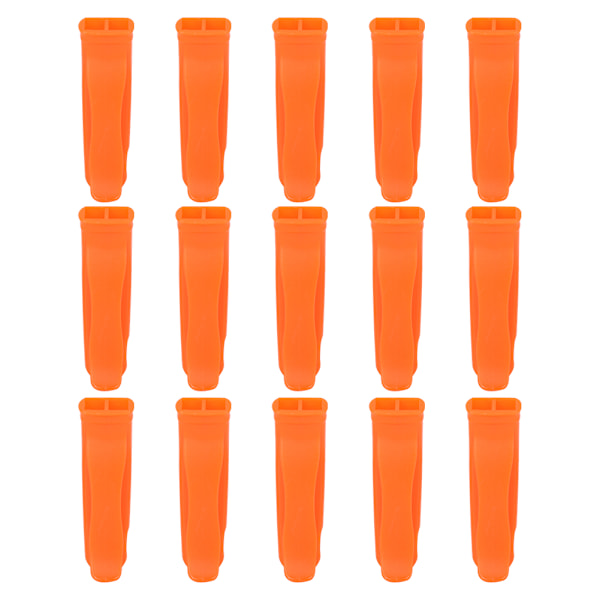 15 st PP-plast stark orange utomhus nödöverlevnad varning säkerhet räddningssport lekplats snabb visselpipa