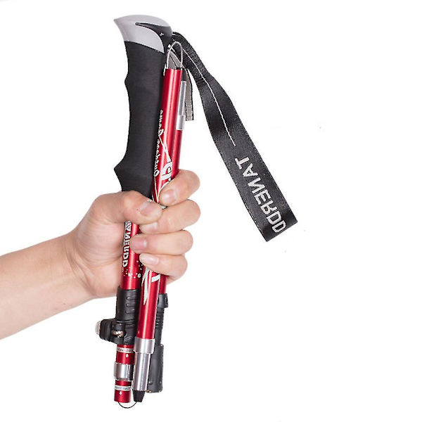 Foldbar Vandrestav til Udendørs Camping og Vandreture