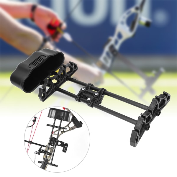 Archery Hunting Quick Release för 5 pilar Quiver för sammansatta bågar Container Tillbehör svart