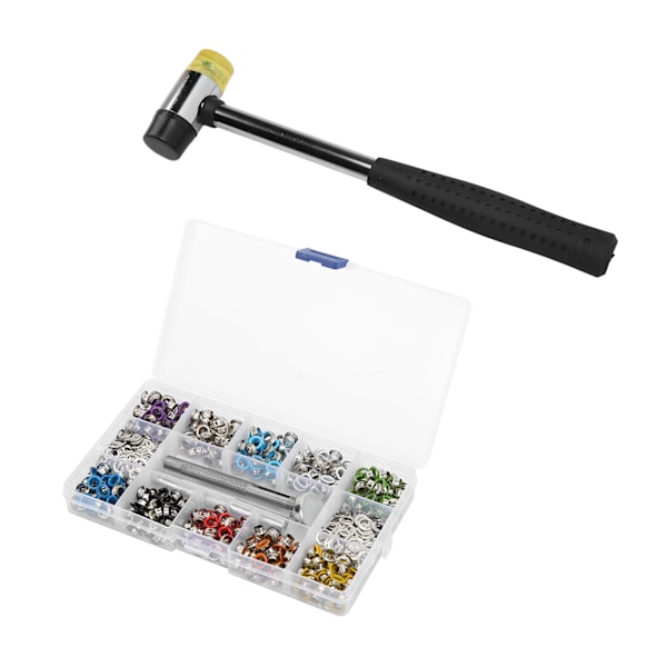 500 set tryckknappar DIY-produktion slitstark robust struktur 5 mm tryckknappar för overaller blus kjol