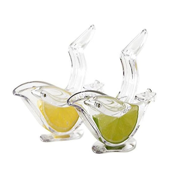 5-pakks fugleformet sitronskviser Ergonomisk akryl manuell juicer for lime og appelsin