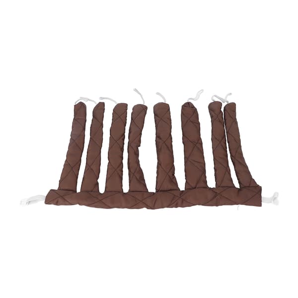 Värmelös Locktång Sovande Hår Lock Styling Rulle Band för Kvinnor Flickor Extra Långt Hår Brun