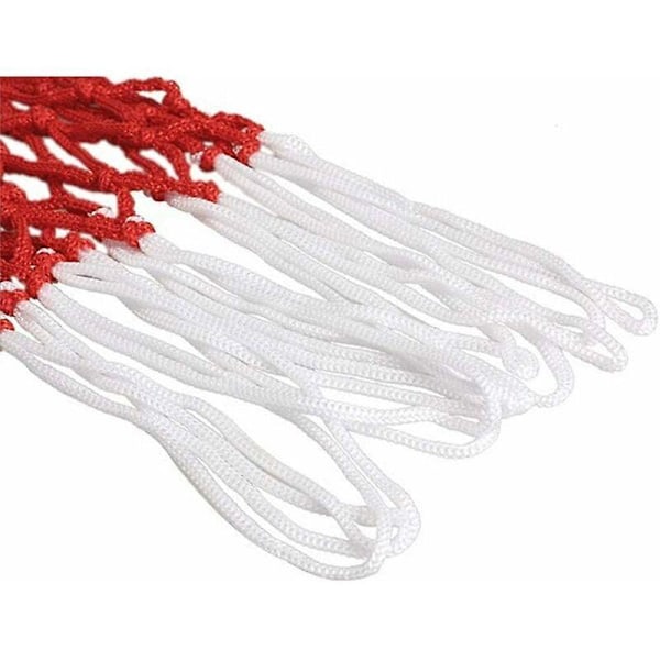 2 st Röda/Vita/Blåa Basketnät i Nylon 12 Öglor