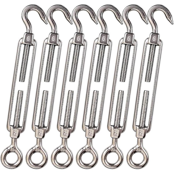 Heavy Duty 304 Rustfritt Stål Wire Rope Spenningssett - Solskjerming, Teltoppsett - Anti-Rust
