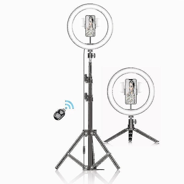 18" LED Ring Light with Tripod Mount for Selfies 45cm tripod