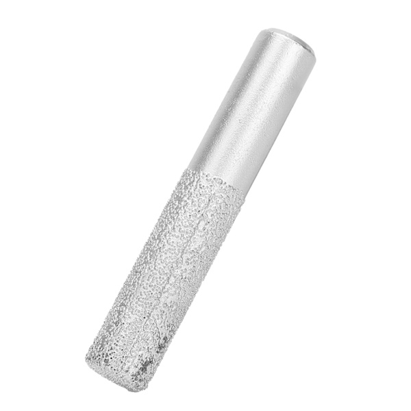Juotettu timanttijyrsin, hopea, suoravarsi jyrsin 12,7 mm Gong-koneelle