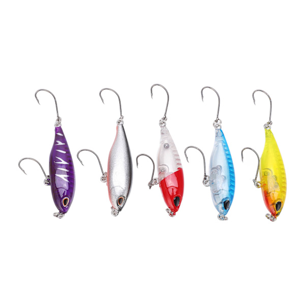 5PCS Kunstig Synkende Blyant Fiske Agn Lang Kast Hard Agn Wobbler Havfiske Agn