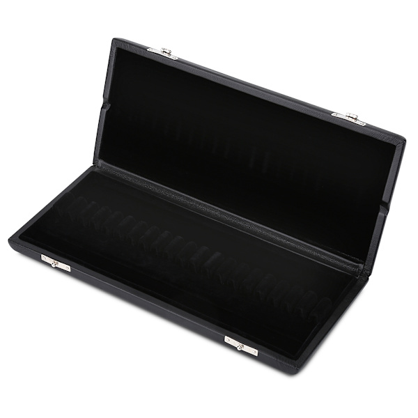 Træ PU Læder Cover Reed Case Holder Opbevaringsboks til 20 stk Oboe Reeds #3