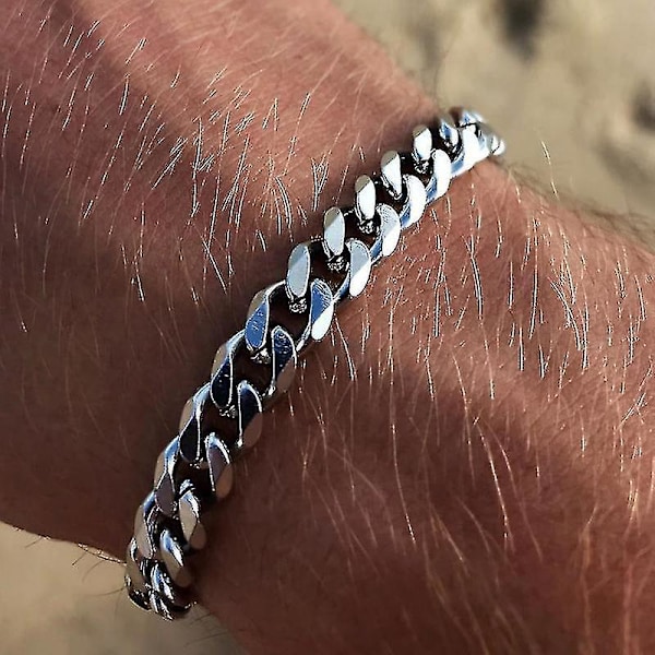 Klassisk 5mm Kubansk Lenke Armbånd for Menn - Trend