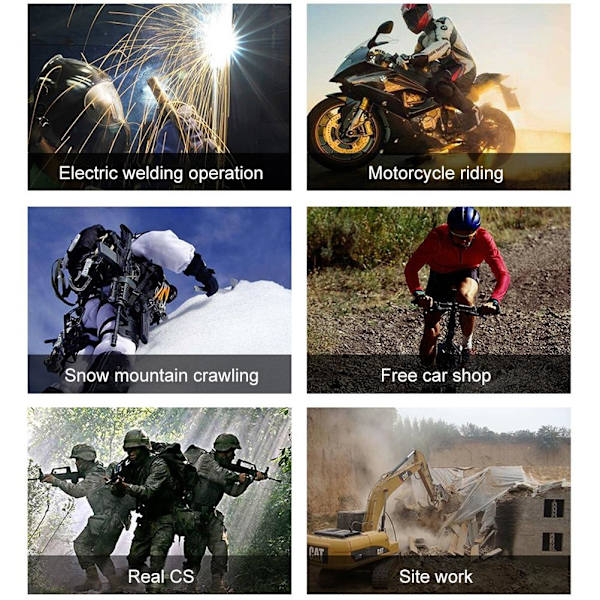 Sportglasögon för utomhusbruk med 3 utbytbara linser Offroadglasögon Nattsyn Slagmotstånd Säkerhetsglasögon för ridning Cykling