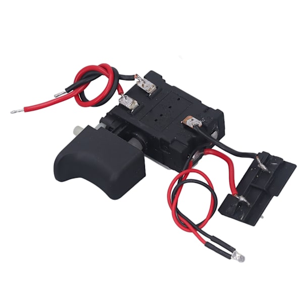 Sladdlös borrmaskin avtryckarswitch universell hastighetskontroll ersättning CW CCW justerbar med litet ljus 7.2~24VDC 16A