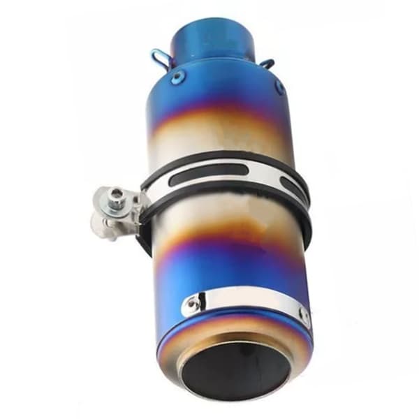 51mm Avgasrör Gradient Färg Titanlegering Rostfritt Stål Stark Konstruktion