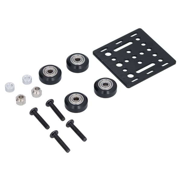 Gantry Plate Aluminiumlegering Bygg med Remhjul 3D-skrivartillbehör Set Kit