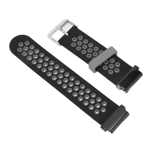 Urbånd Silikone Quick Release Justerbart Sport Ur Smartwatch Rem Erstatning til Amazfit Falcon 22mm Sort Grå