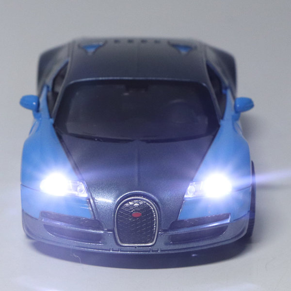 1:32 Bugatti Vega -vedon takaisin leluauto malli lelut lapsille