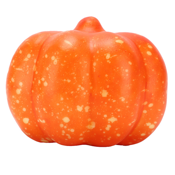 Konstgjord pumpa mini plast orangefärgad pumpa prydnad för DIY hantverksprojekt kök fest dekoration