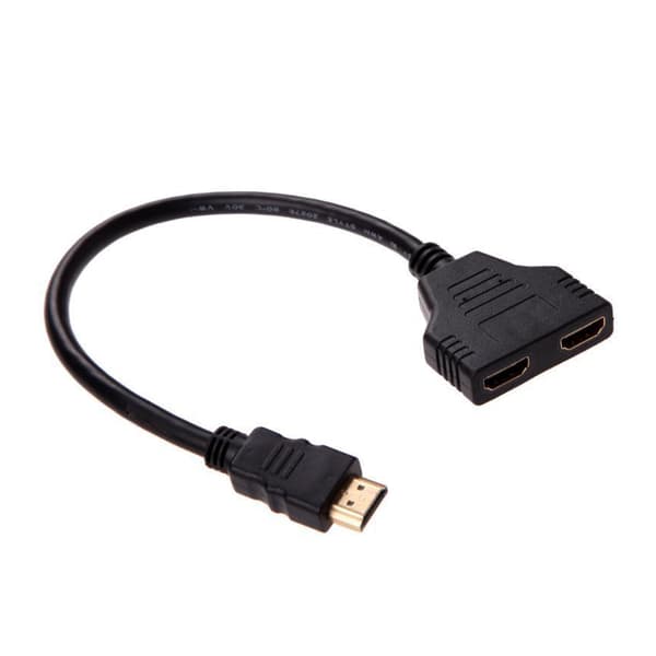 High Definition Multimedia Interface -jakaja 1:stä 2:een 1080P HD Multimedia Interface -kaapelijakaja