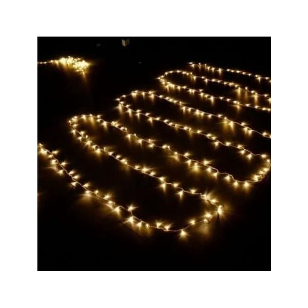 100M 600 LED Ljusslinga för Karneval, Bröllop, Utomhus, Trädgård och Inomhusbelysning (Varmvit)