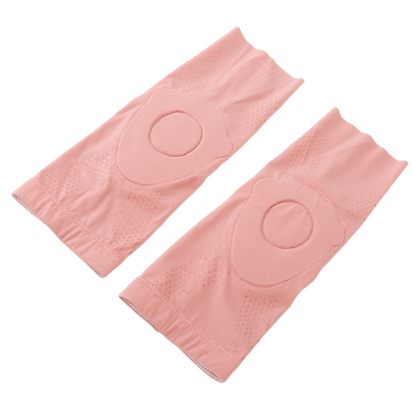 2 st knäskydd rosa barn sport ultratunna silikon knä mjuka dynor tryckavlastning knäskydd XS