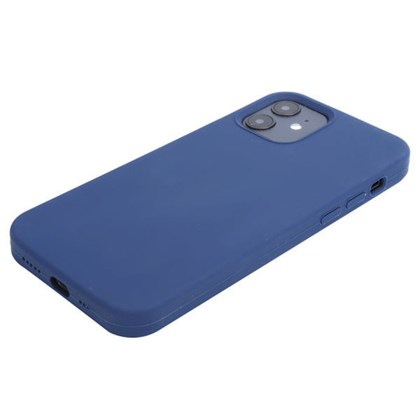 Silikonikotelo suojakotelo matkapuhelinkotelo tukee langatonta latausta sopii iPhone 12/ProBlue