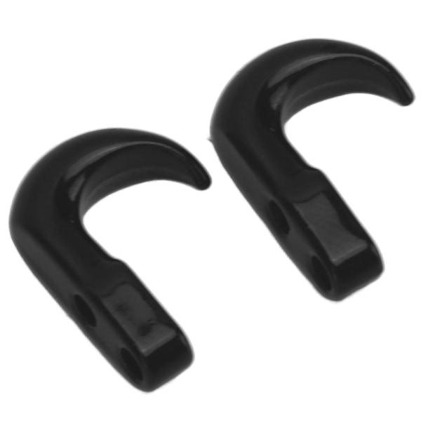 2 stk. RC metallstøtfanger tilhengerkrok sigd autentisk redningsbilkrok for Axial SCX24 1/24 svart