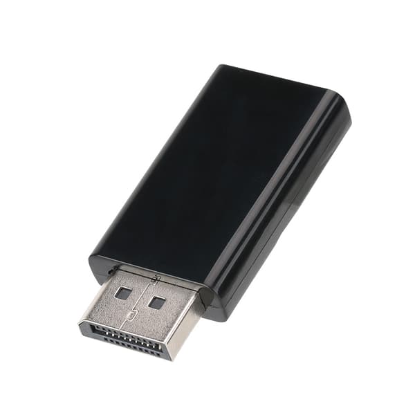 2 STK/pakke Sort Display Port DP Han til HDMI Hun Adapter Konverter til PC Laptops