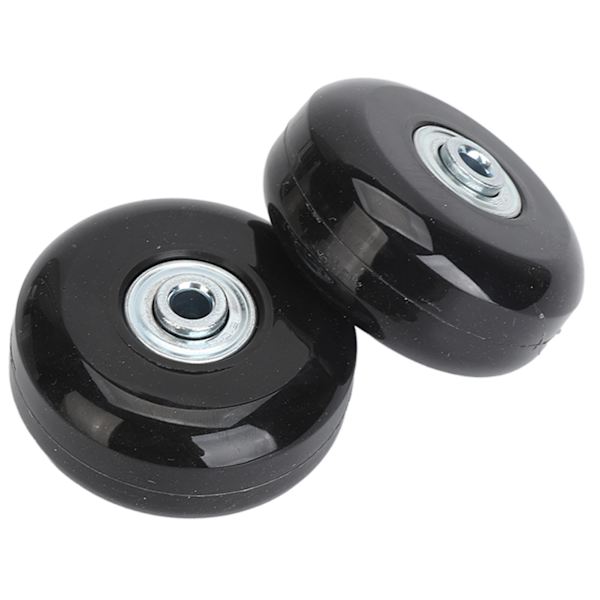 2 stk. bagagekuffert udskiftningshjul universelle gummi drejehjul lejer reparationskits med installationsværktøj 56x24mm / 2.2x0.9in