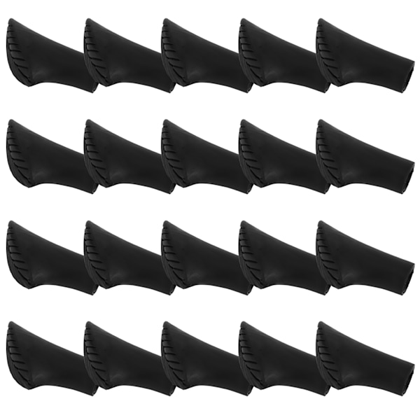 20 stk Udendørs Spadserestav Tip Beskytter Vandrestang Udskiftning Tips End for Vandrestav