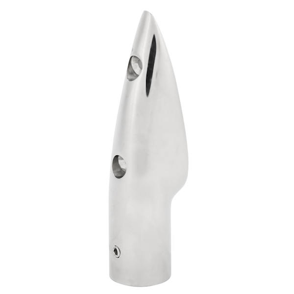 Marine båt rekkverk montering skinne ende rustfritt stål båt yacht rekkverk skinner pipe base30029