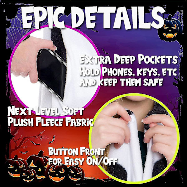 Funziez! Aikuisten eläin- ja merieläinplyysi cosplay-asu - Täydellinen Halloween-asu miehille ja naisille Pieni lehmä