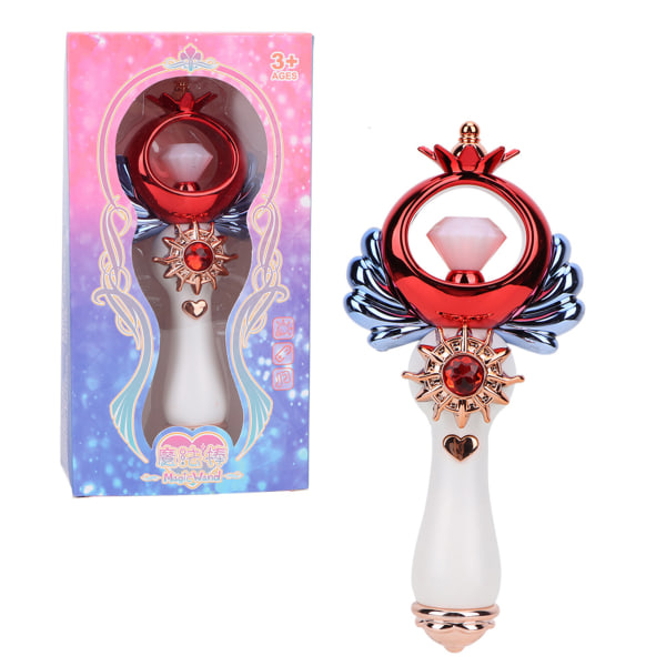 Søt prinsesse tryllestav Fairy Electric Magic Music Light Stick Blinkende Kids Girl Toy Gift
