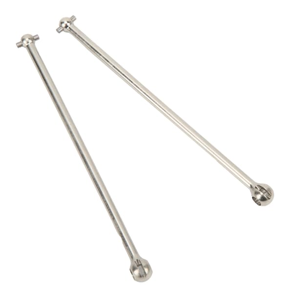 2 stk. RC Forreste Bageste Drivaksel Stål 150 mm Fuld Længde CVD Dogbone Tilbehør til ARRMA 1/7 1/8 RC Bil Sølv