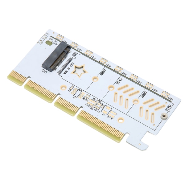 PCIe til NVMe-adapterkort 64 Gbps PCIe 4.0 Plug and Play Stabil Trygg NVMe SSD til PCIe-kort for 2230 2242 2260 2280 PCIE NVME