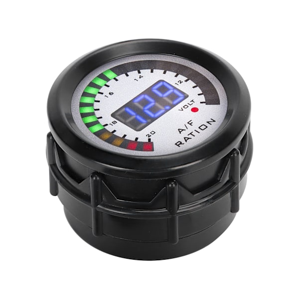 52mm bil luft-drivstoffforholdsmåler LED blå digital for 12V 4/6/8 sylinder bensinbil
