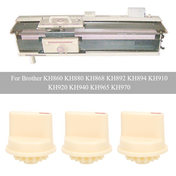 3 kpl muovinen neulekoneen painike A60 kytkimen neulekoneen lisävaruste Brother KH860 KH880 KH868 KH892 KH894 KH910 KH920 KH940 KH965 KH970