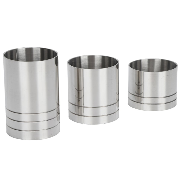 Cocktail Jigger Bar Drikkemålekopp Unsekoppsett Bartenderverktøy (25ml 35ml 50ml)