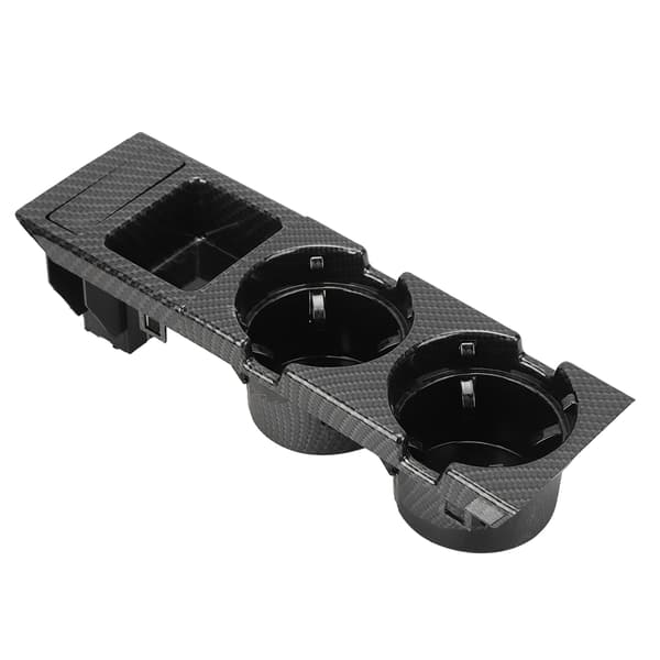 Midtkonsoll Drikkekopp Myntoppbevaringsholder 51168217953 51168217957 Passer til E46 3-serie 99-06 Karbonfiberstil