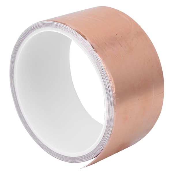 Kobberfolietape Enkeltleder Skjerming Ledende for Elektrisk Gitar EMI-skjerming (5 meter)