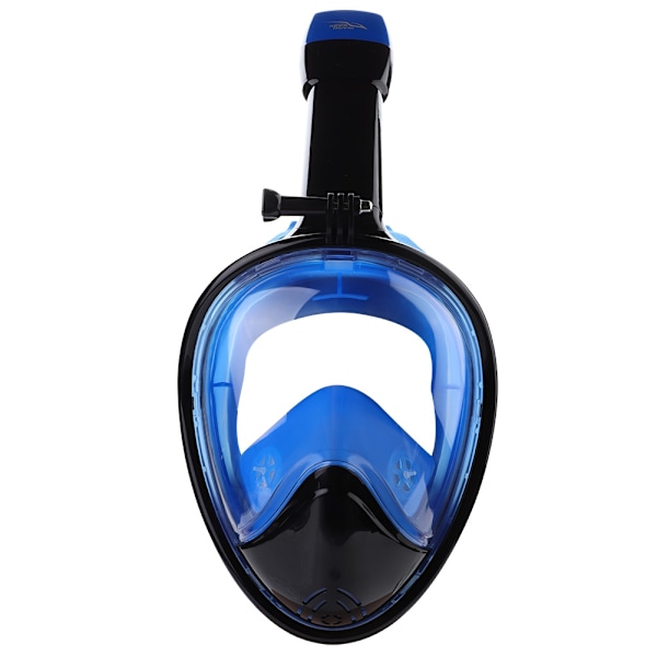 Keep Diving Full-face Snorkeling Mask Diving 2 i 1 Tørr Pust Undervanns Svømme Tube (Blå, M)