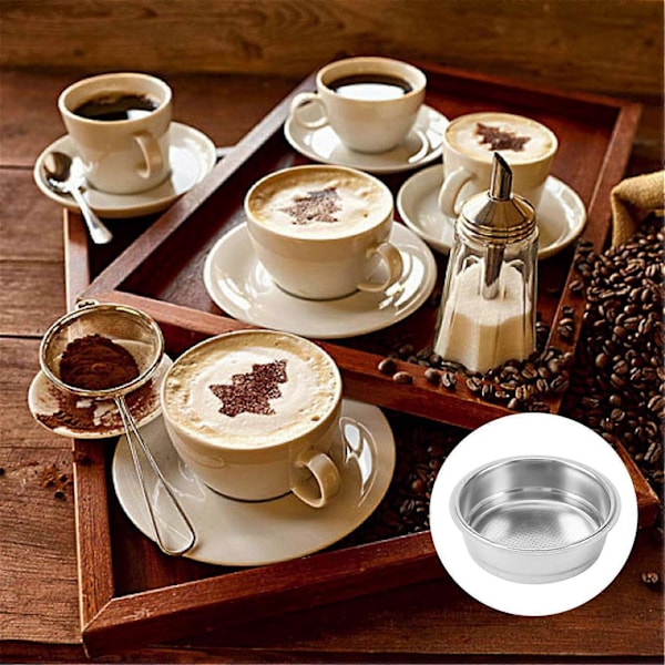 51 mm:n suodatinkori 1/2/4 kupille pohjattomalle espressokahvinkeittimelle