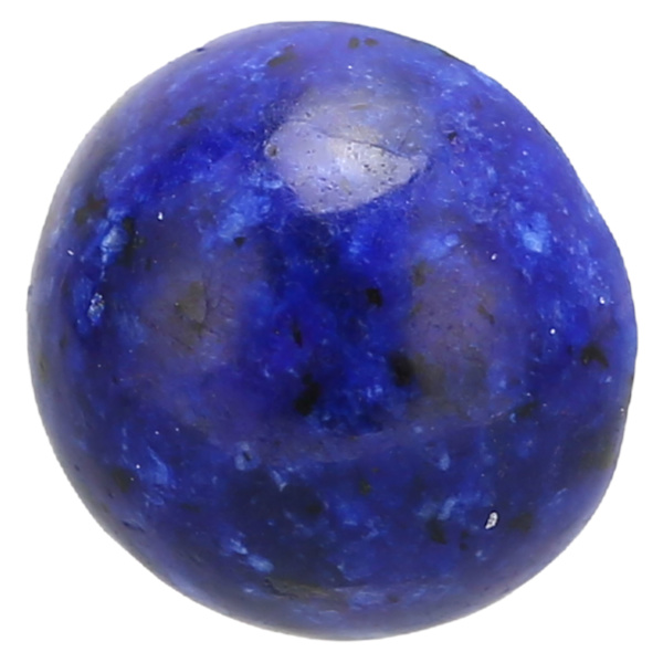 20 st Lapis Lazuli Cabochon sten halvrunda pärlor 8 mm platt bakre cover för gör-det-själv