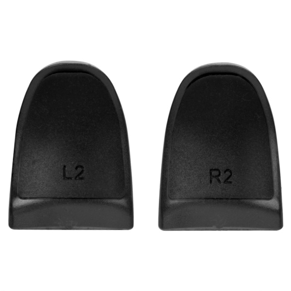 L2 R2 Förlängda Grepp Mjuk Touch Kontrollförlängare Knappar Förlängning Trigger för PS4 (Svart)