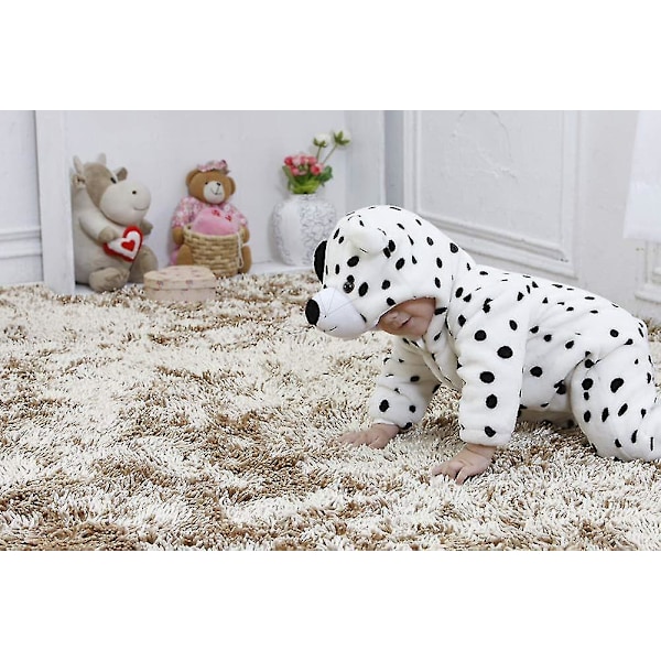 Toddler Dinosaur -hupparipuku lapsille 24-30 kuukautta - Lumileopardi