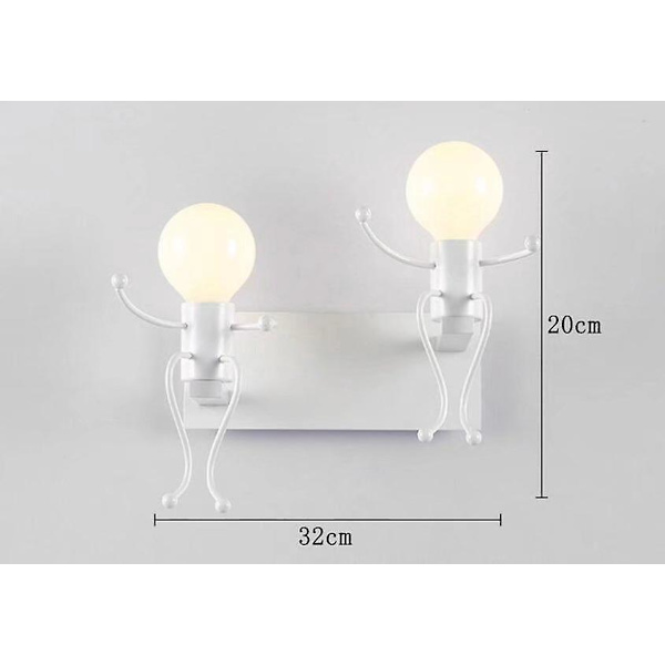 Moderne minimalistisk LED vegglampe for barnerom og soverom
