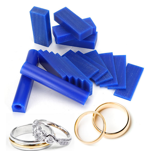 Smycken Ring Form Vax Tube Smycken Ring Gör Gravyr Ark Set Blå