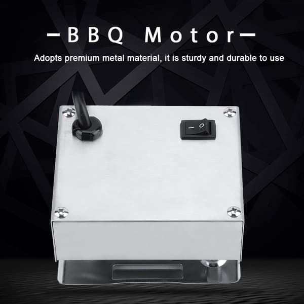 Solid konstruksjon BBQ Stek Rotisserie Grillmotor Rotator Grillverktøy AC 220V EU-plugg