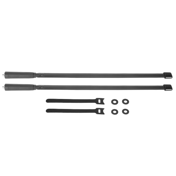 2 sæt walkie talkies antenne svanehals SMA dual band foldbar antenne til hunkøn 136MHz-520MHz til 2-vejs radio 18,7 tommer (48 cm)