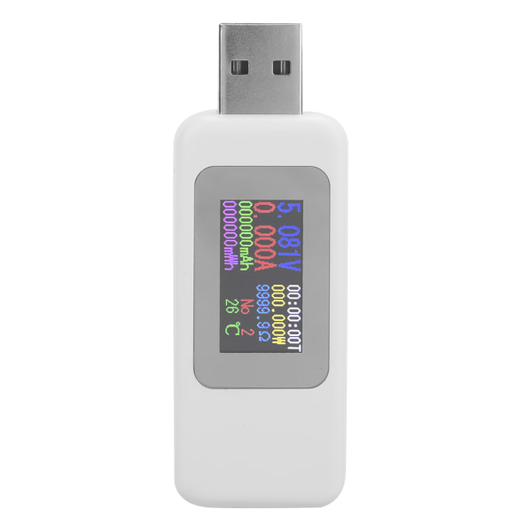 13 in 1 USB Tester DC Digital Voltmeter Amperimetro Spänning Ström Volt Meter Amperemeter Detektor för Power Bank Tester