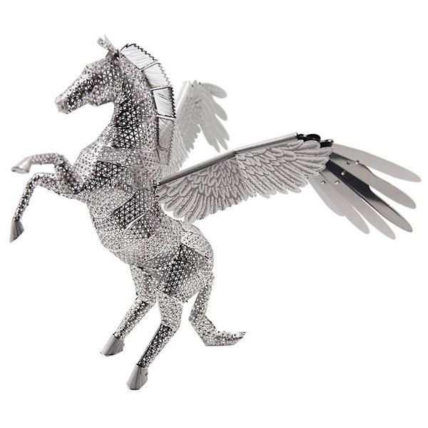 3D Metallitaideveistos Malli Kokoamispaketti - Pegasus